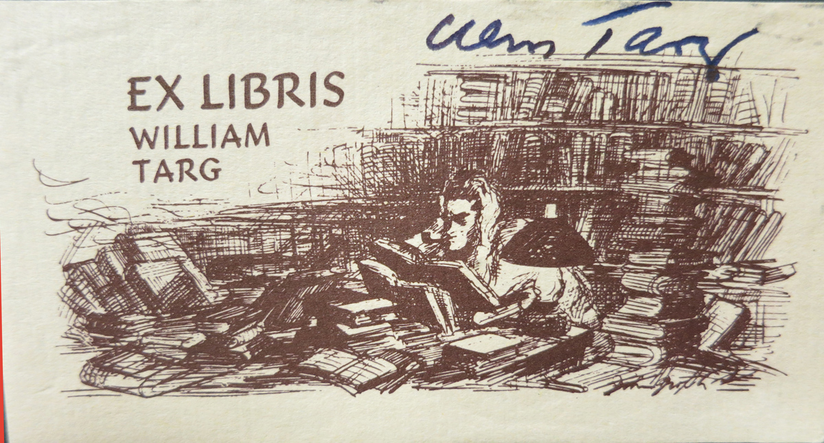 William Targ's bookplate