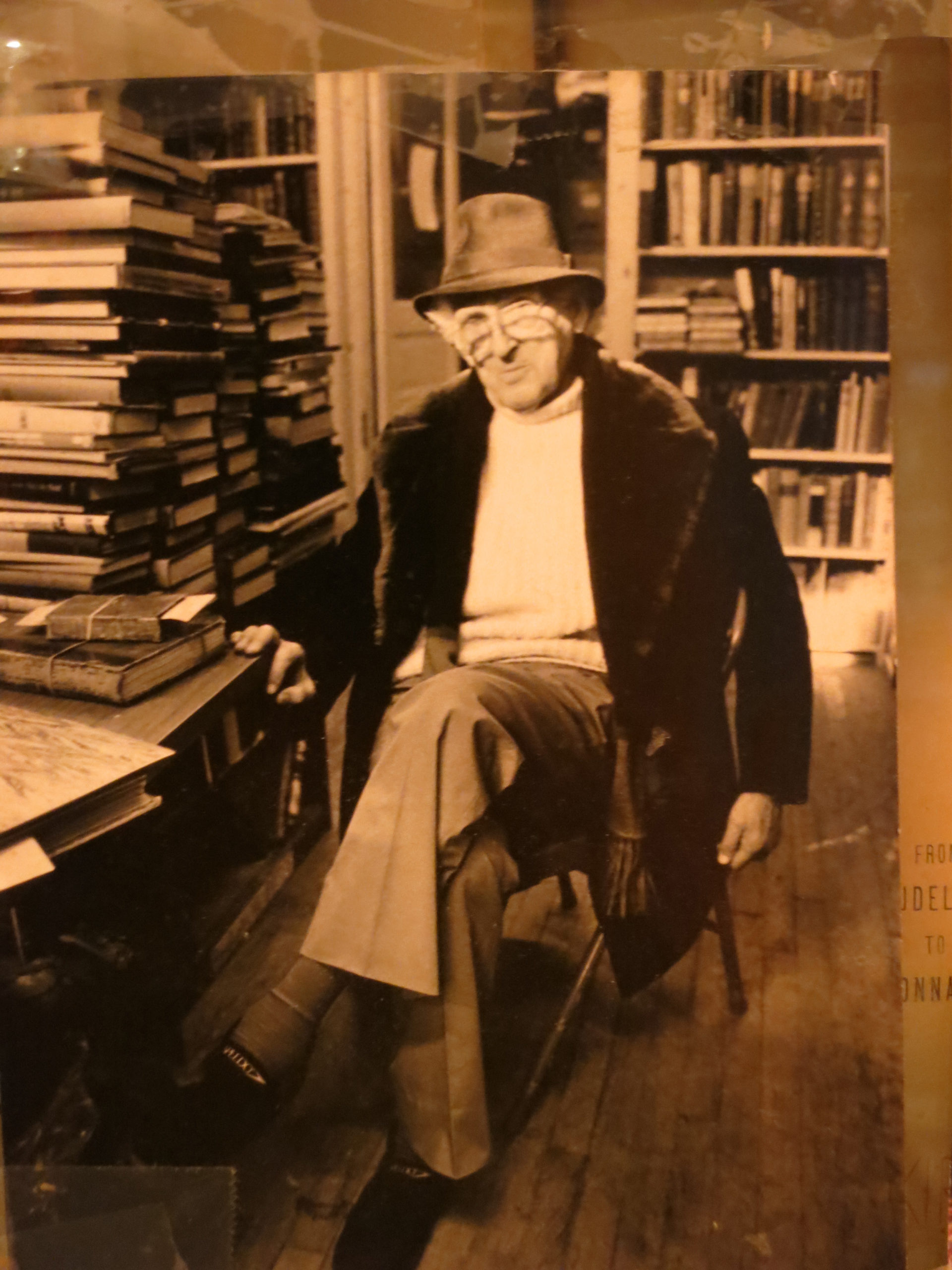 William Targ at the Strand Book Store, Greenwich Village